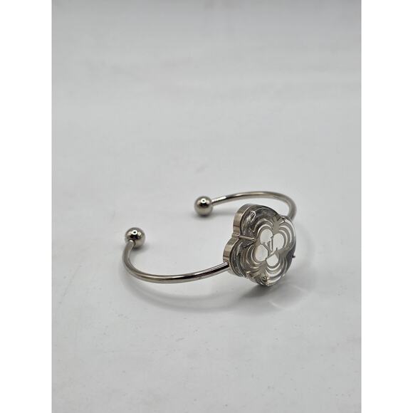 Louis Vuitton Silver-tone Resin A La Folie Resin Cuff Bracelet - Picture 6 of 10